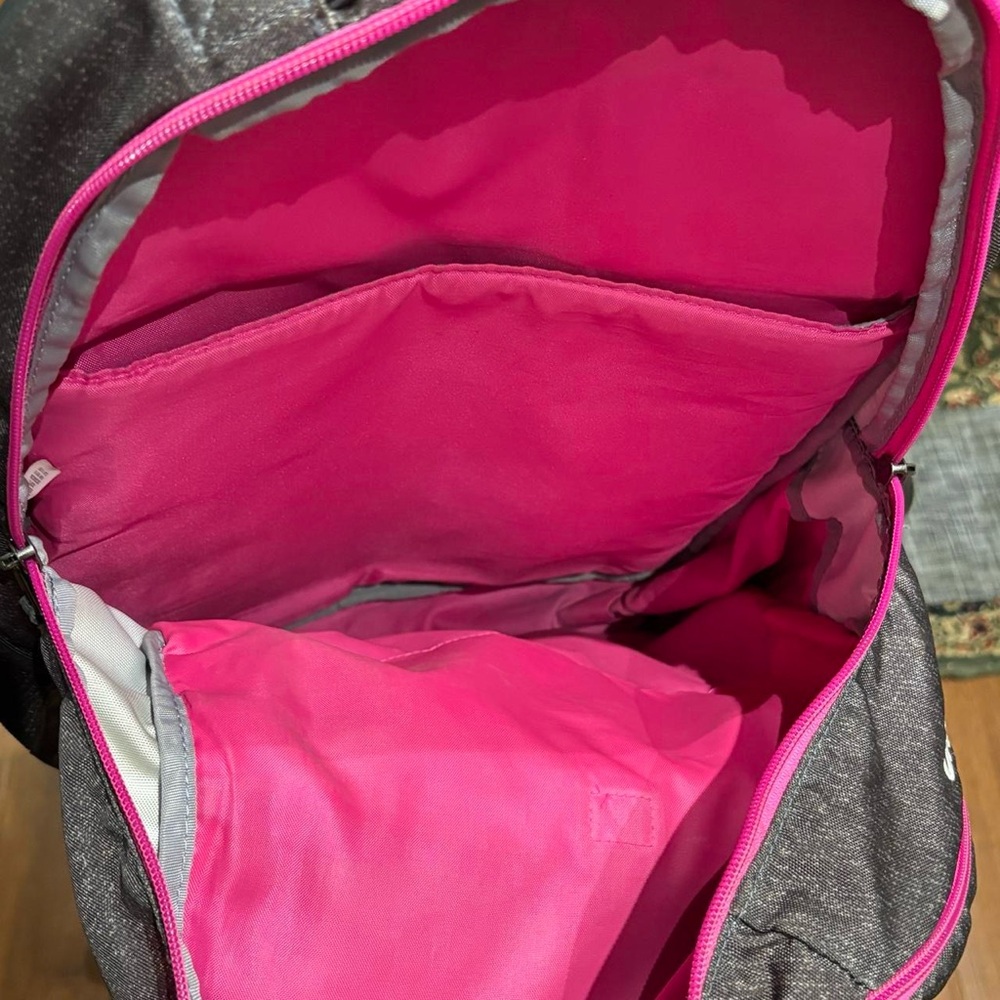 Under Armour Charcoal and Magenta Women's Backpack - Picture 6 of 7